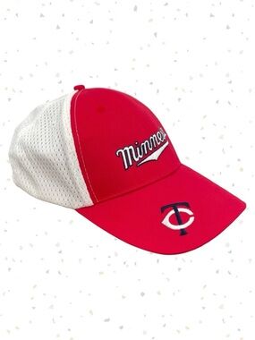 Minnesota Twins Baseball Hat Red White Mesh Dairy Queen Game Promo 2012 One Size